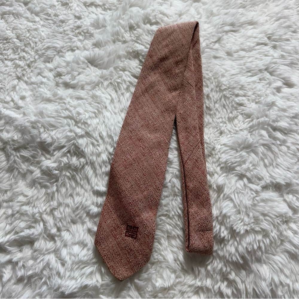 Givenchy Tan and Peach Classic Neck Tie